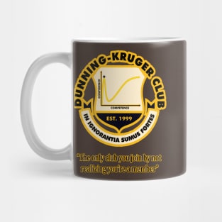 Dunning-Kruger Club (Logo Version) Mug